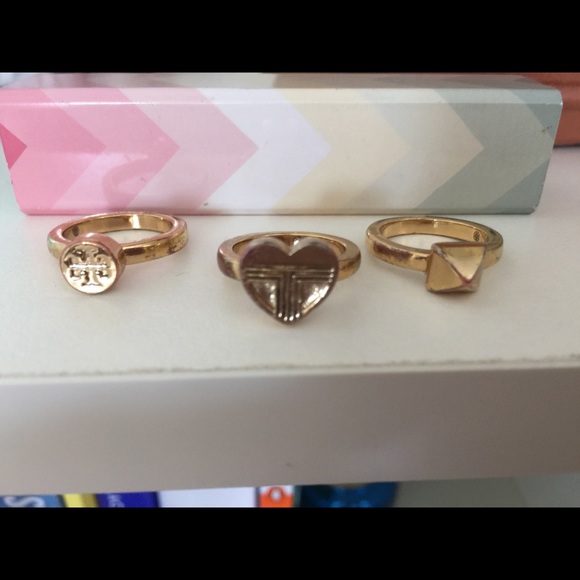 JEWELRY ▪️TORY BURCH <3 stackable rings > - Picture 13 of 17